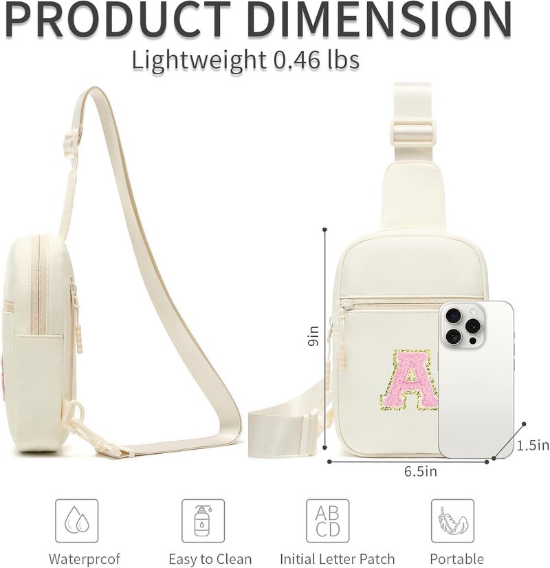 cotmcor Store Valentines Day Gifts for Kids: Fanny Pack Birthday Gift for 8 9 10 11 12 Year Old Teen Girls Trendy Stuff, Preppy Colorblock Crossbody Bag Adjustable Sling Belt Bags Purse for Travel Outdoor - Image 4